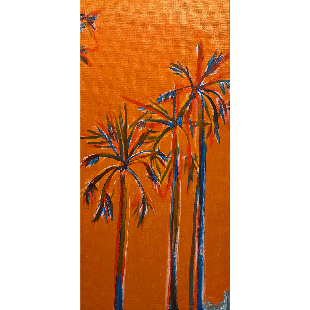 Palm Trees III | Guillo Pérez 3 | Original Acrylic Painting