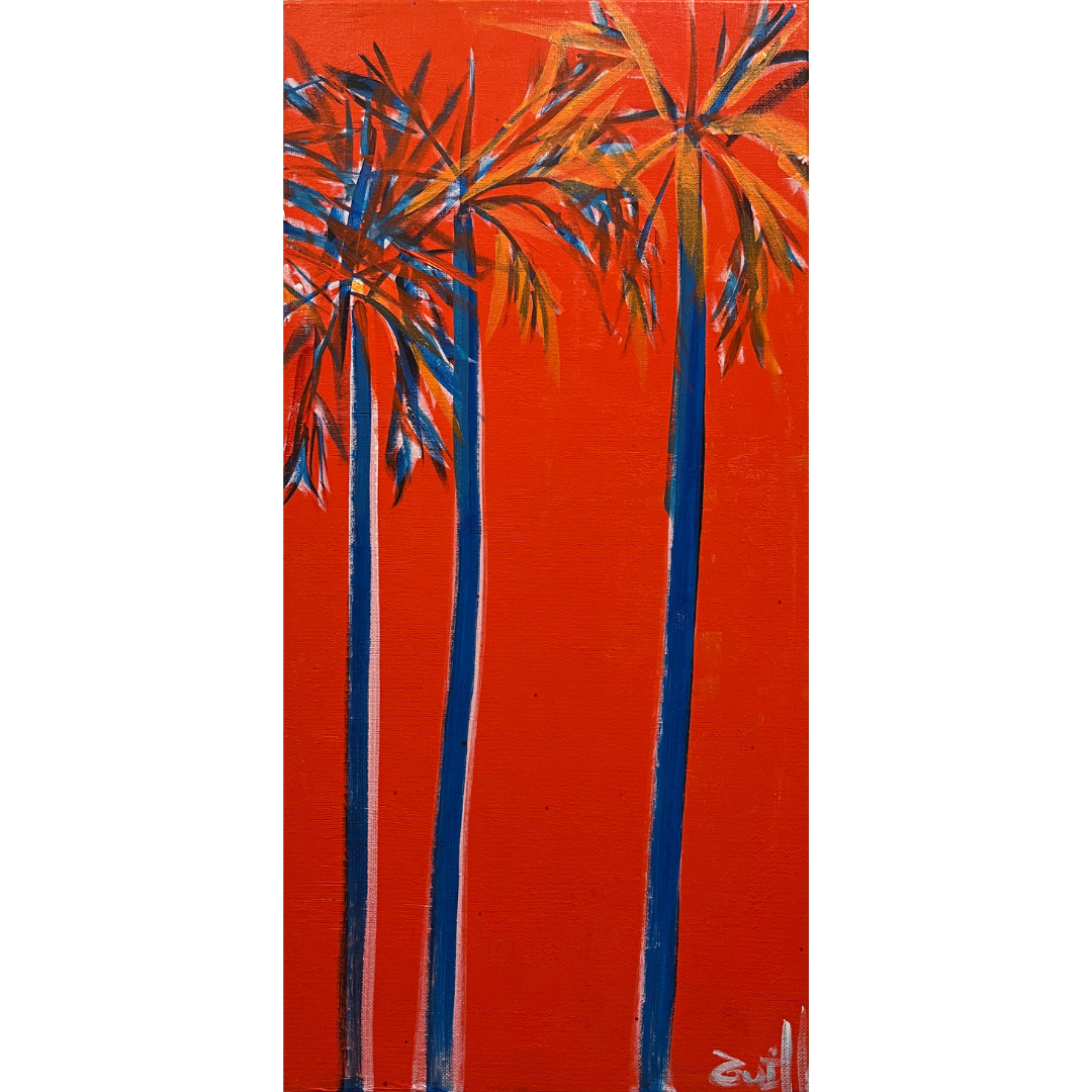 Palm Trees II | Guillo Pérez 3 | Original Acrylic Painting