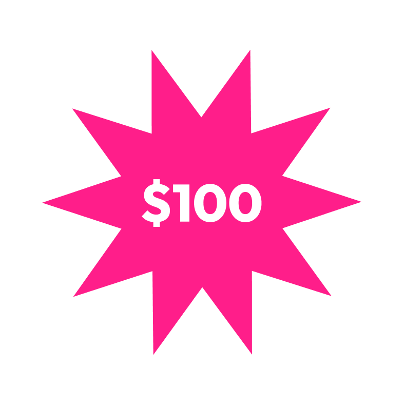 $100 Donation