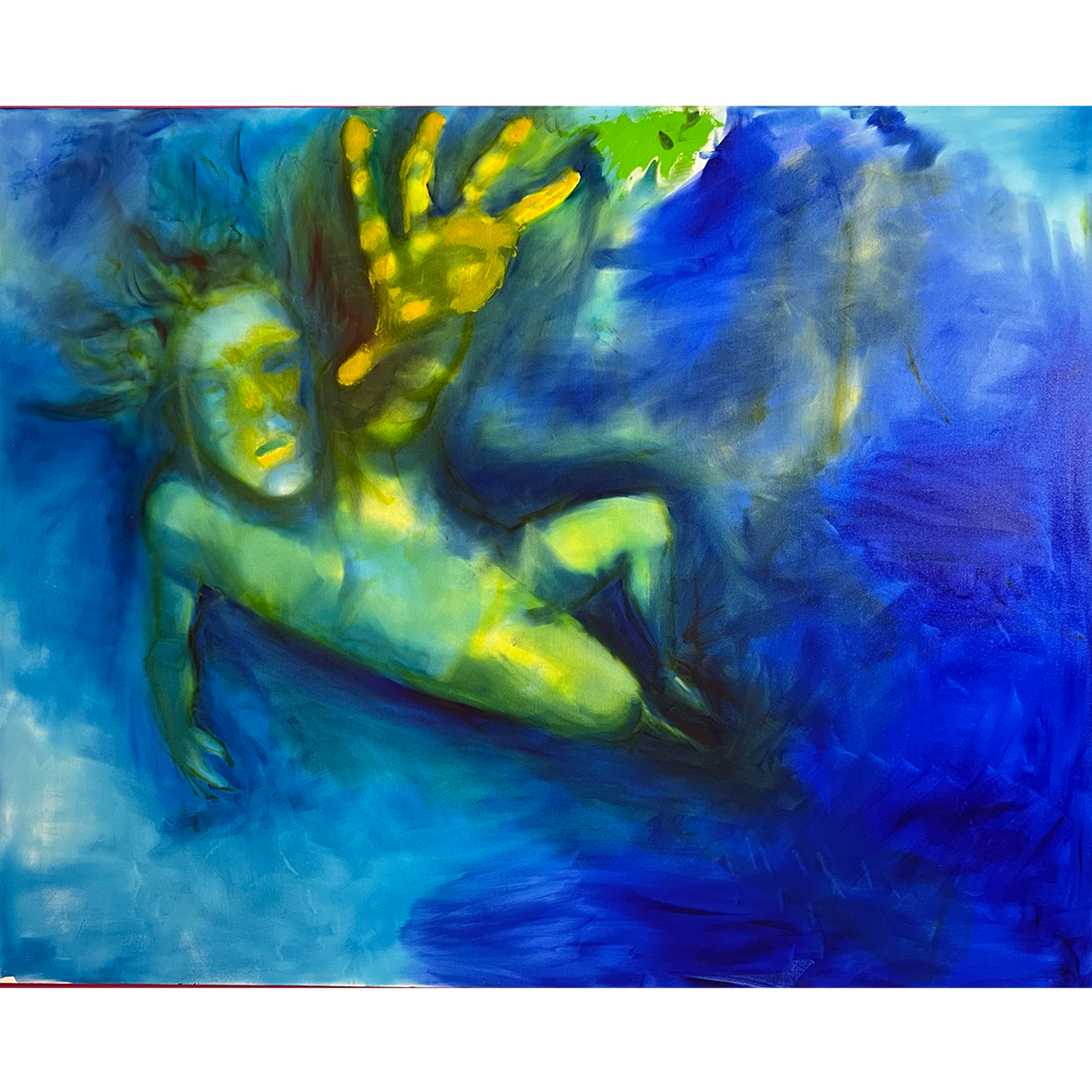 Gilgamesh II by Guillo Perez III, oil painting continuing the exploration of creative fulfillment and persona, with layered colors, introspective figures, and evocative storytelling.