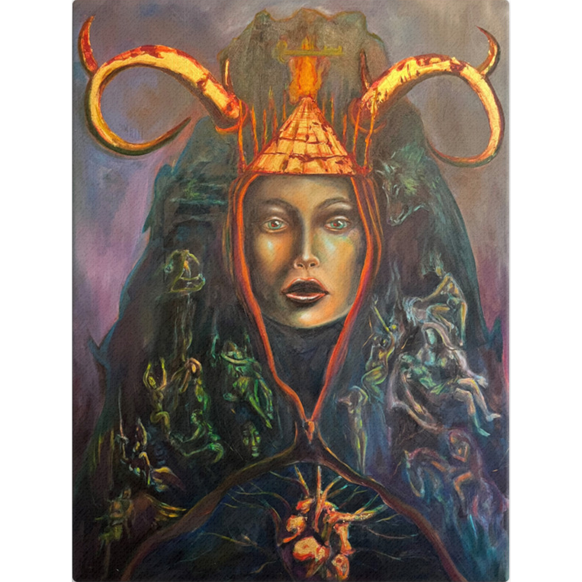 "HIGH PRIESTESS" Canvas by Blake Emory