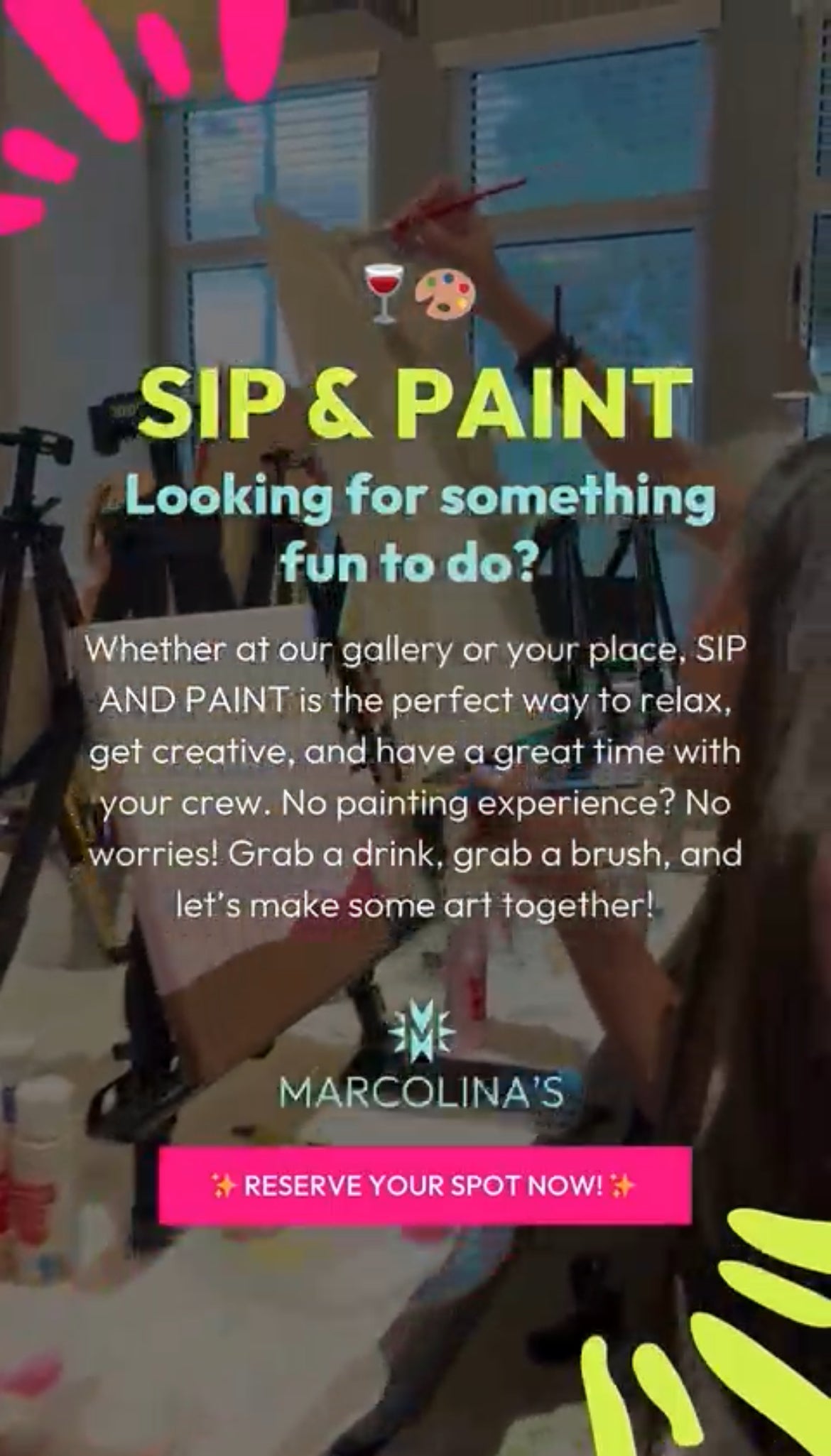 SIP & PAINT – ANYTIME, ANYTIME!