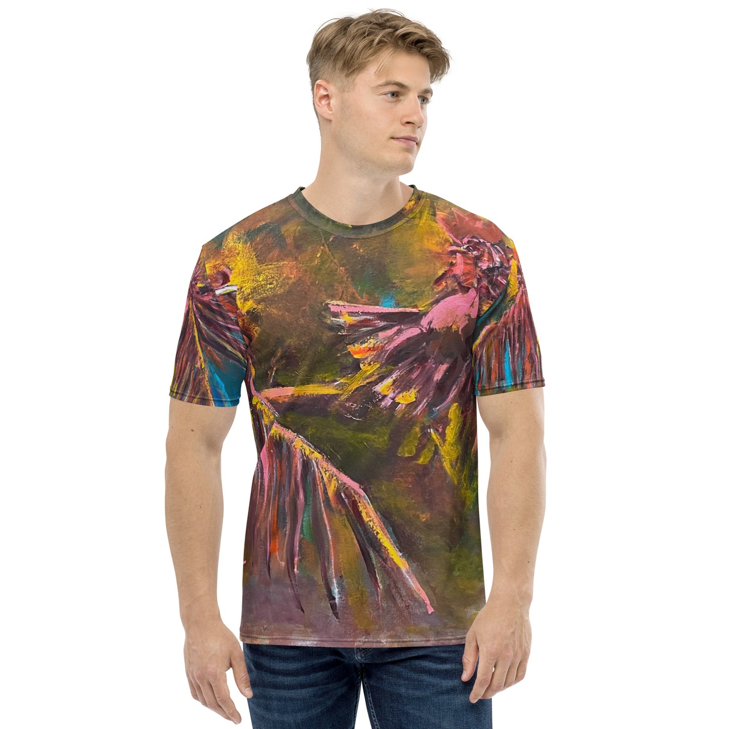 "Rooster Fight" by Guillo Perez 3 t-shirt