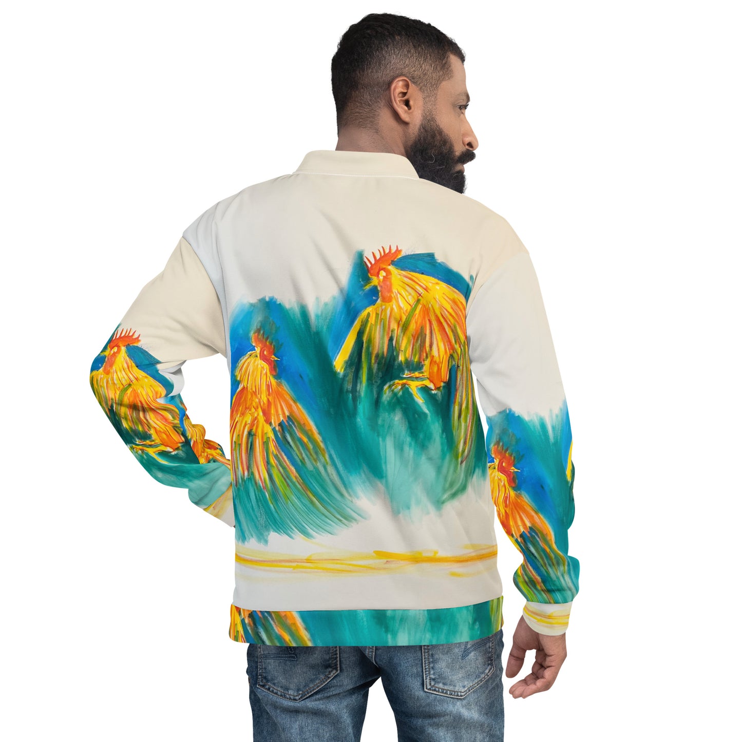 "Rooster Fight" Unisex Bomber Jacket