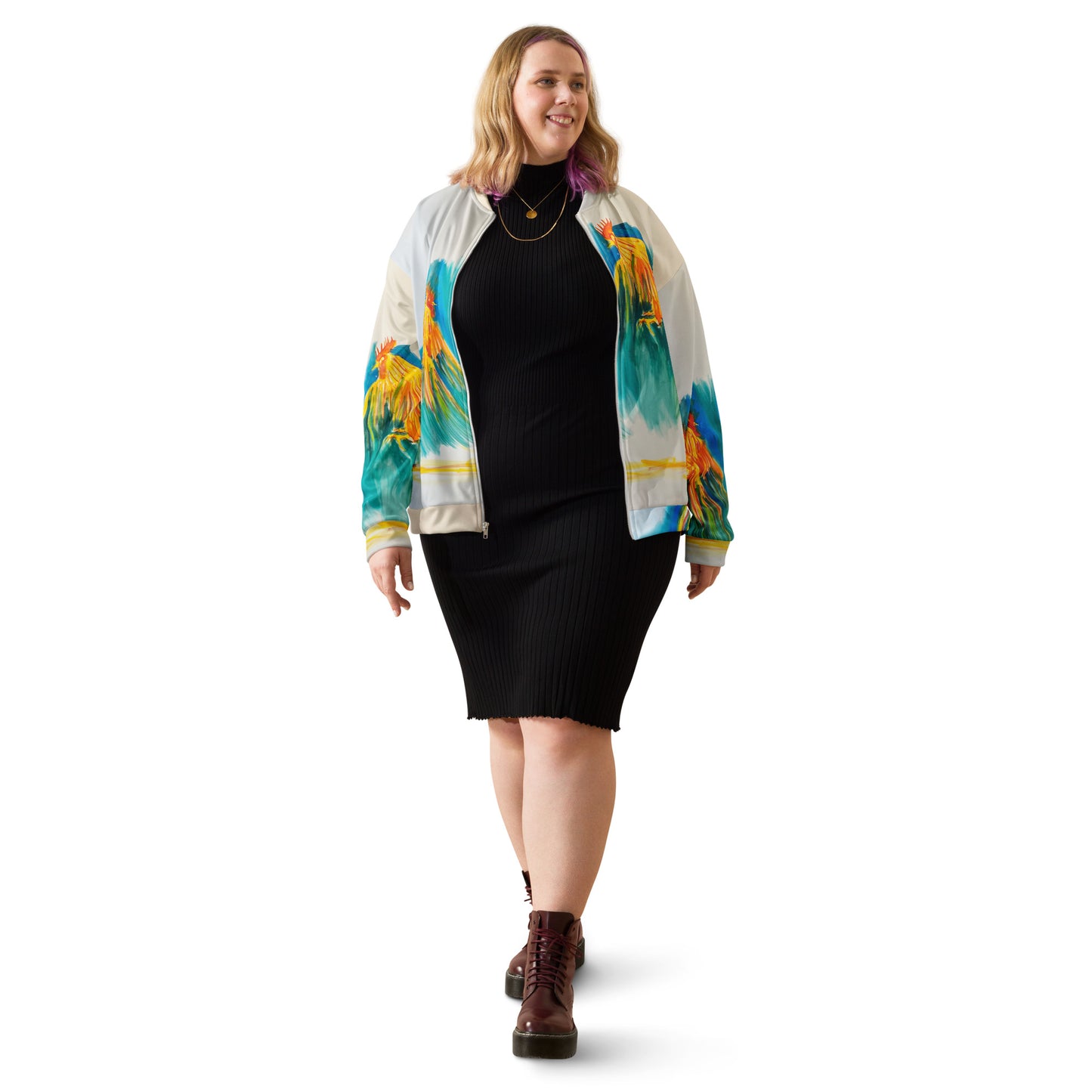 "Rooster Fight" Unisex Bomber Jacket