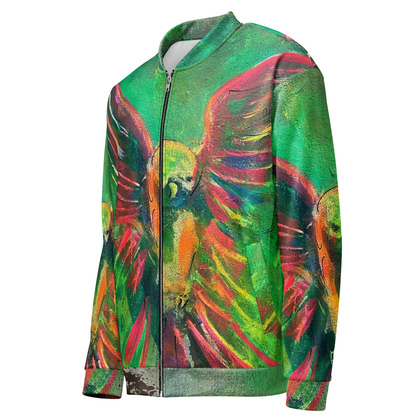 "Parakeet" Unisex Bomber Jacket