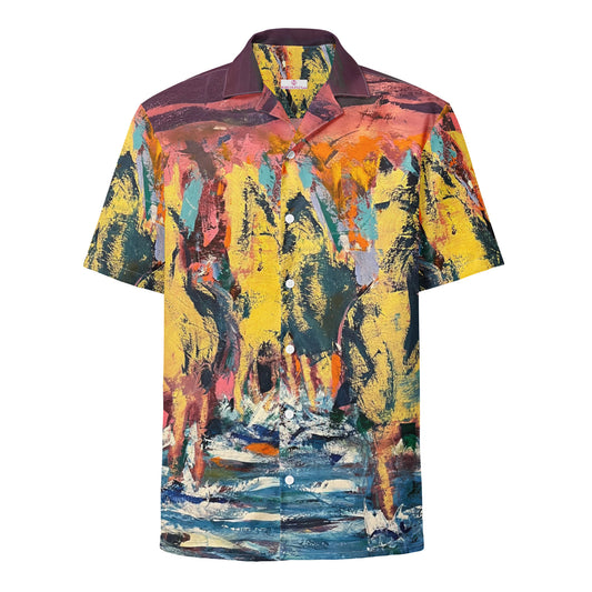 Ride With Me by Guillo Pérez III — Unisex Button-Up Shirt