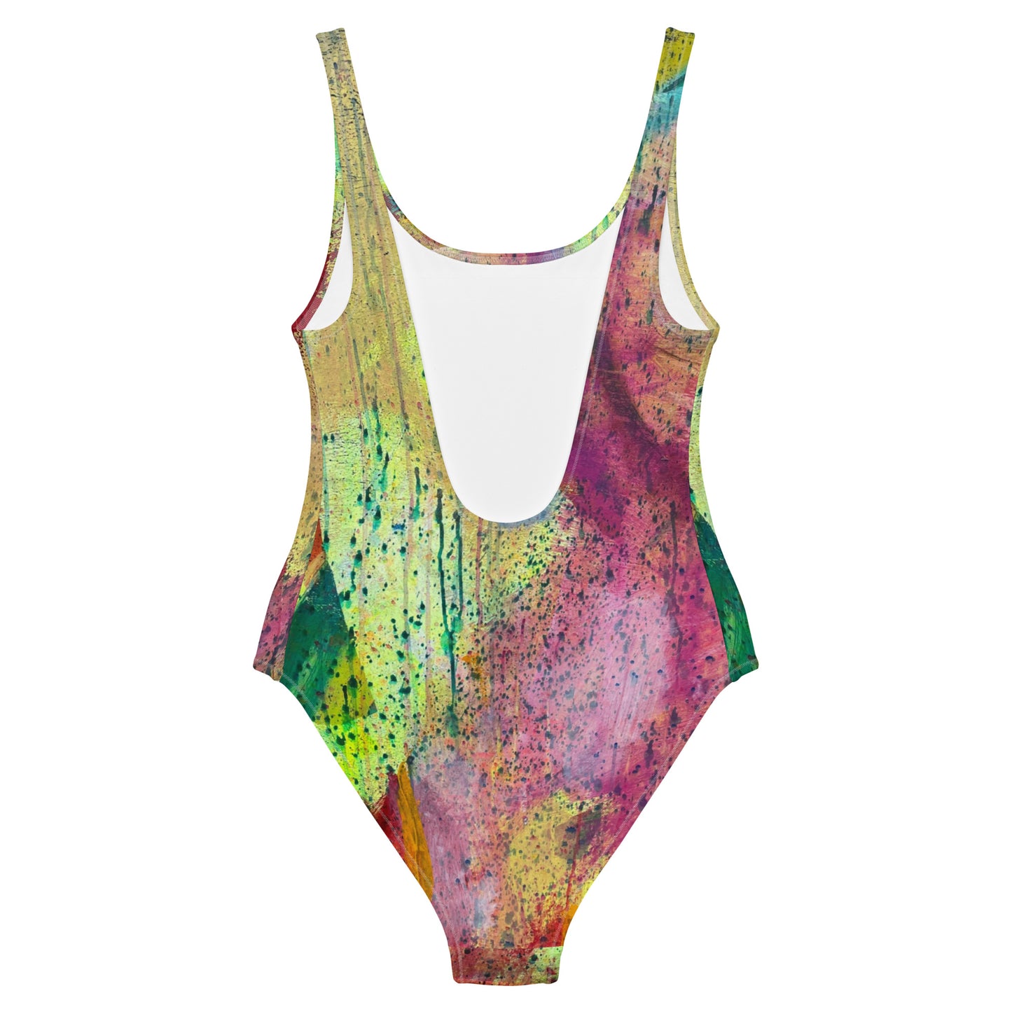 Abstract One-Piece Swimsuit by Guillo Perez 3