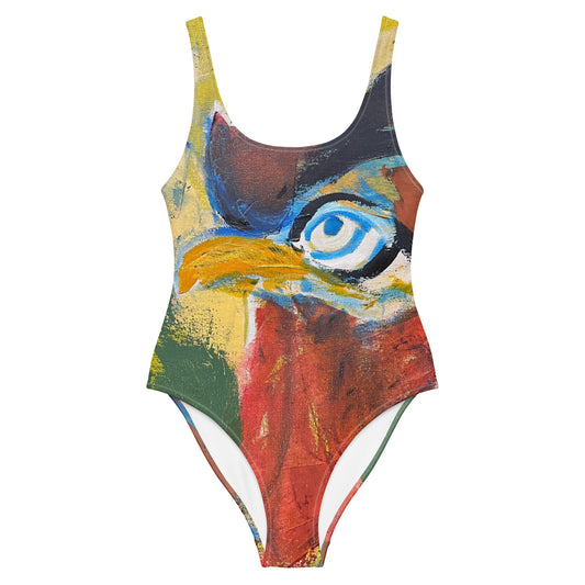 Rooster One-Piece Swimsuit by Guillo Perez 3