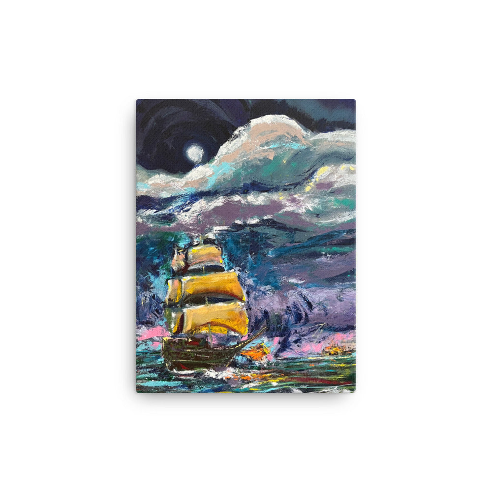 "CAPTAIN GREY BEARD" Canvas by Guillo Perez 3