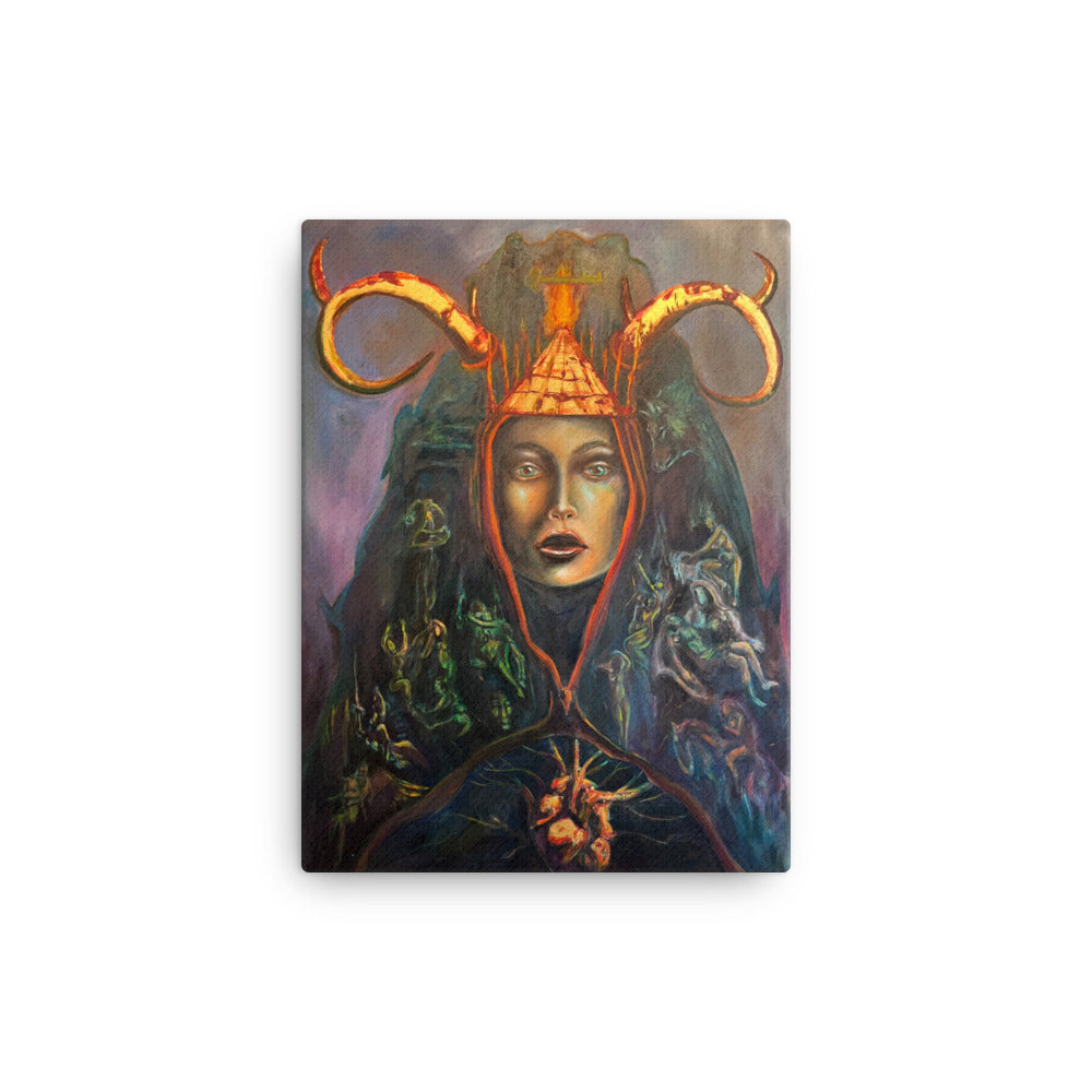 "HIGH PRIESTESS" Canvas by Blake Emory