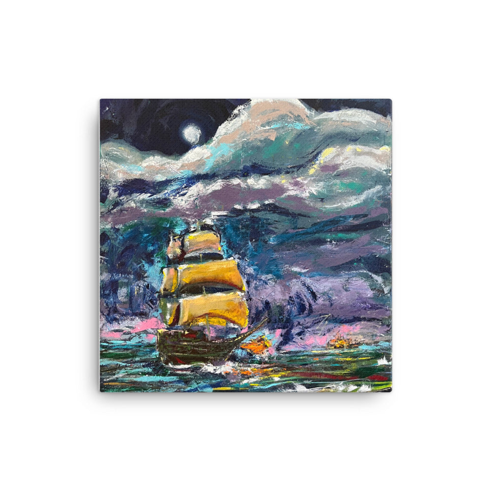 "CAPTAIN GREY BEARD" Canvas by Guillo Perez 3