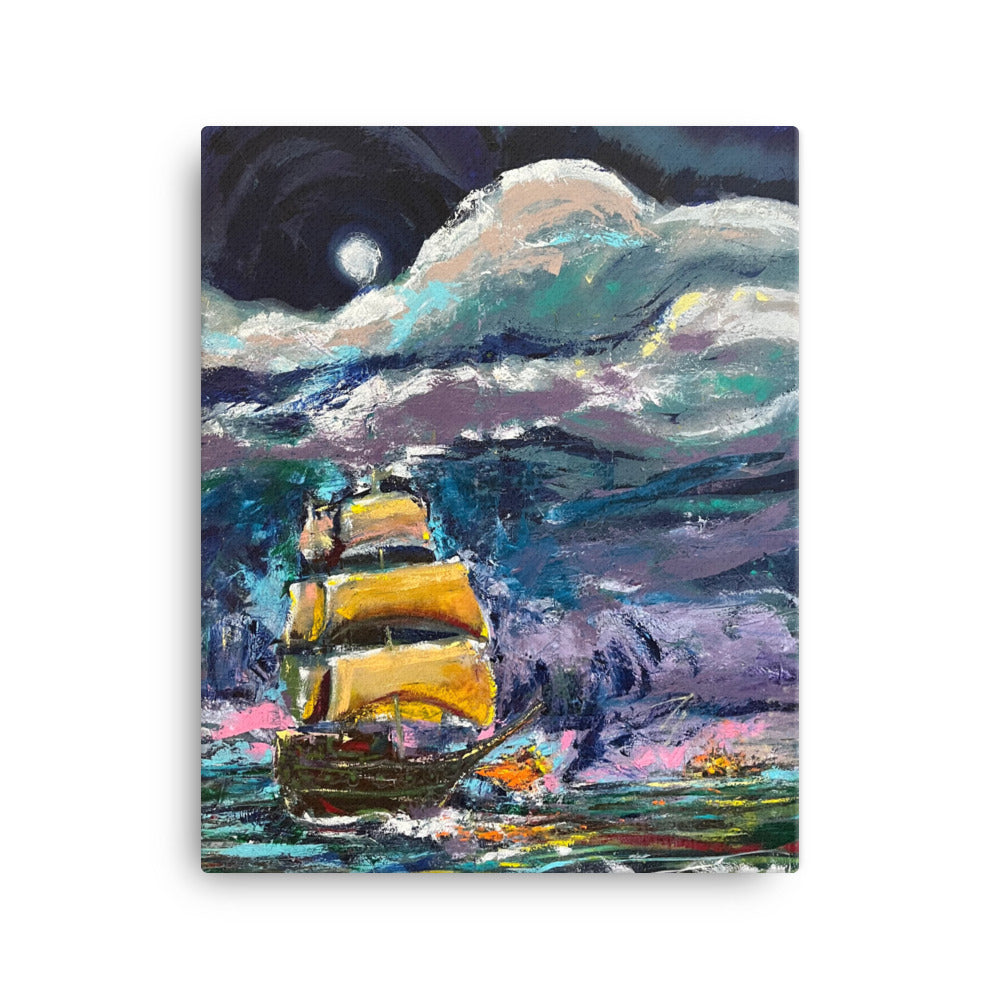 "CAPTAIN GREY BEARD" Canvas by Guillo Perez 3