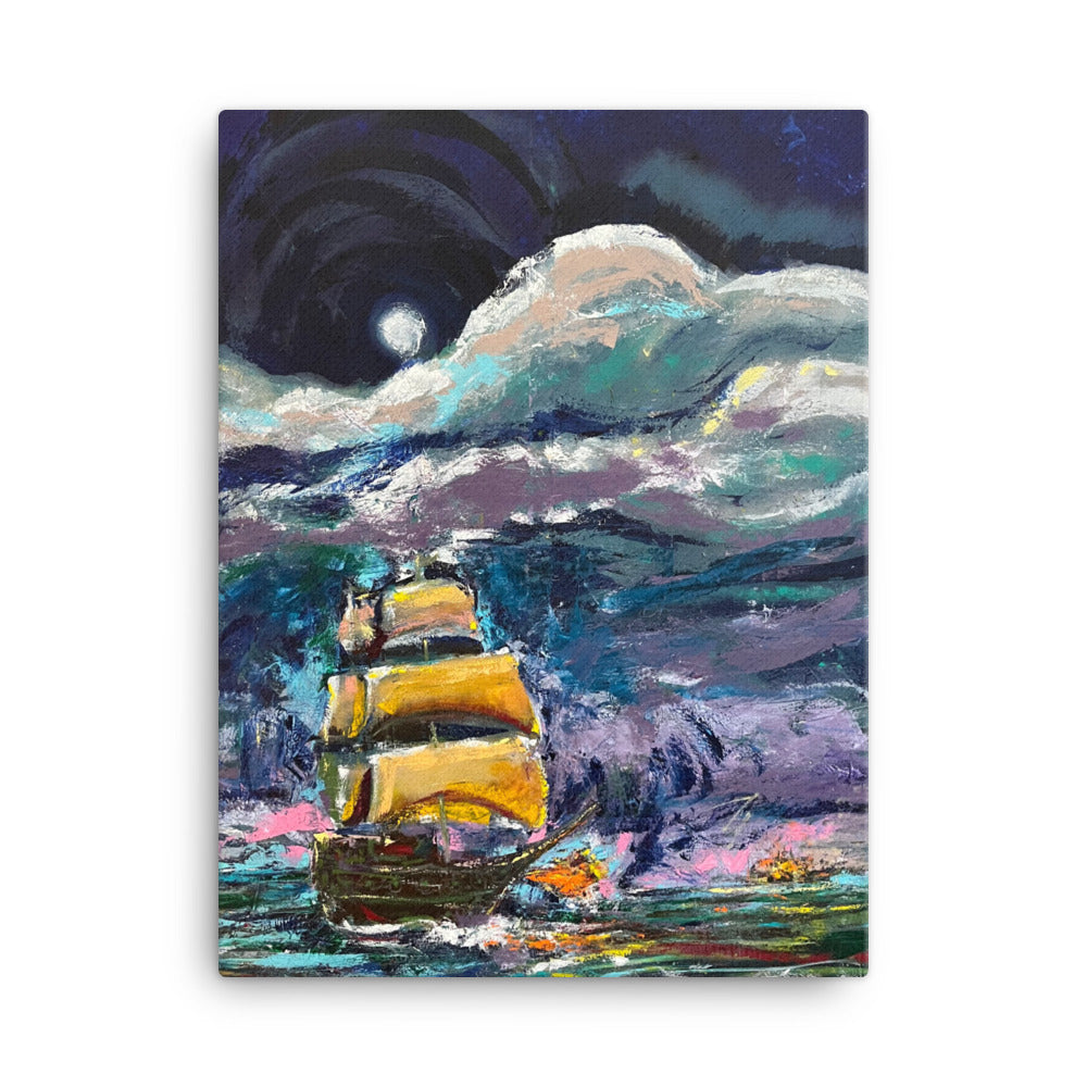 "CAPTAIN GREY BEARD" Canvas by Guillo Perez 3