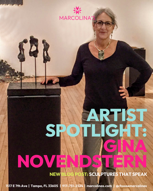Marcolina's Artist Spotlight, New York based sculptor Gina Novendstern