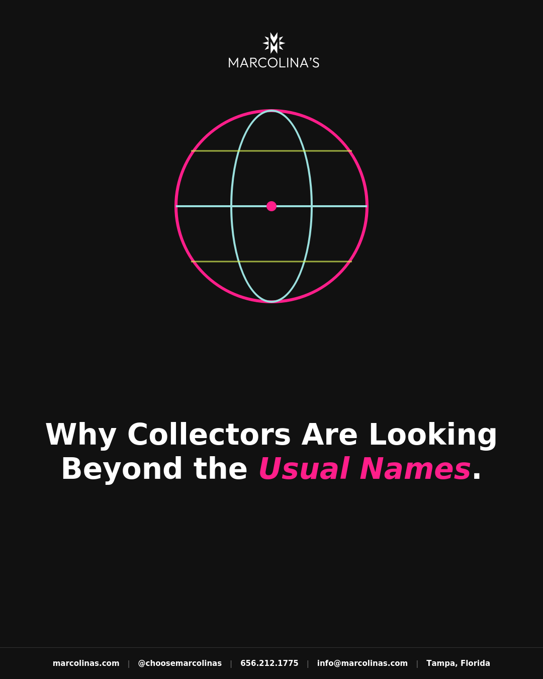Marcolina's journal cover, Why Collectors Are Looking Beyond the Usual Names
