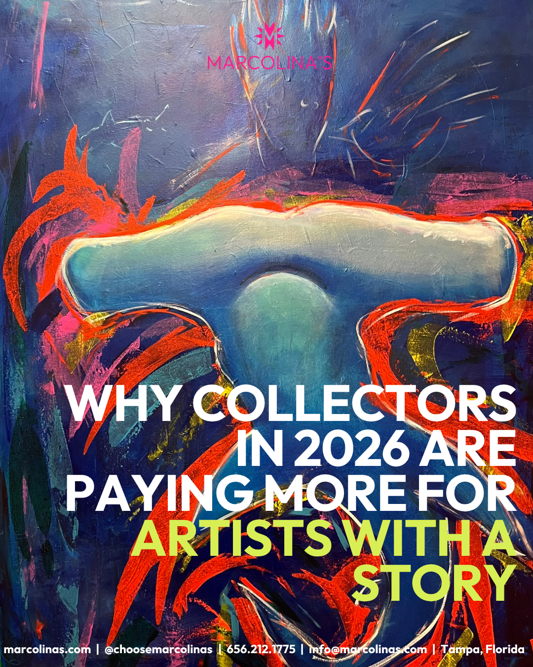 Poseidon, original oil painting by Guillo Pérez 3, why collectors in 2026 pay more for artists with a story, Marcolina's Fine Arts Gallery Tampa Florida