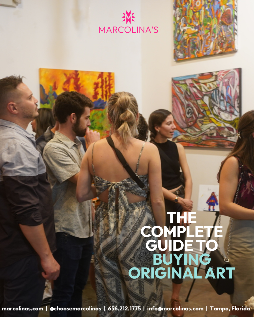 Original oil paintings and sculptures at Marcolina's Fine Arts Gallery Tampa, available to collectors worldwide
