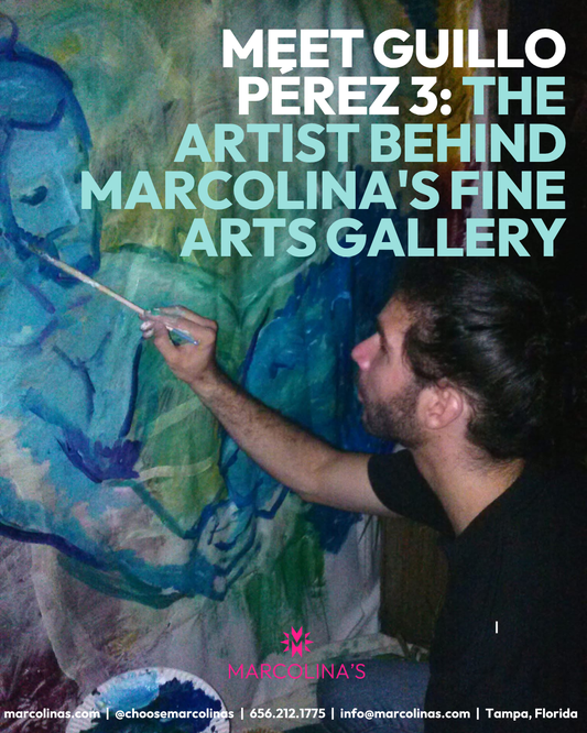 Guillo Pérez 3 — Dominican-American contemporary expressionist painter — co-founder Marcolina's Fine Arts Gallery Tampa Florida