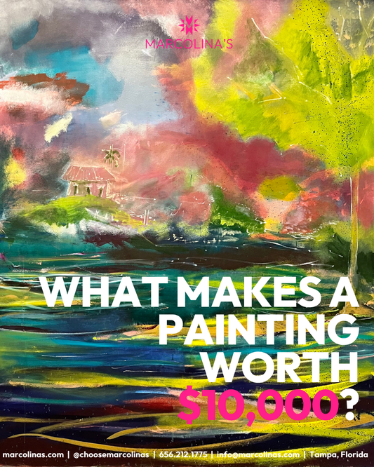 Original oil painting by Guillo Pérez 3 — what makes a painting valuable — Marcolina's Fine Arts Gallery Tampa Florida