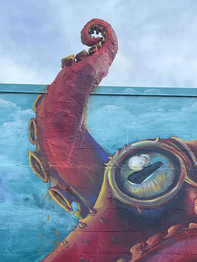 Large scale mural artwork commissioned through Marcolina's Fine Arts Gallery Tampa