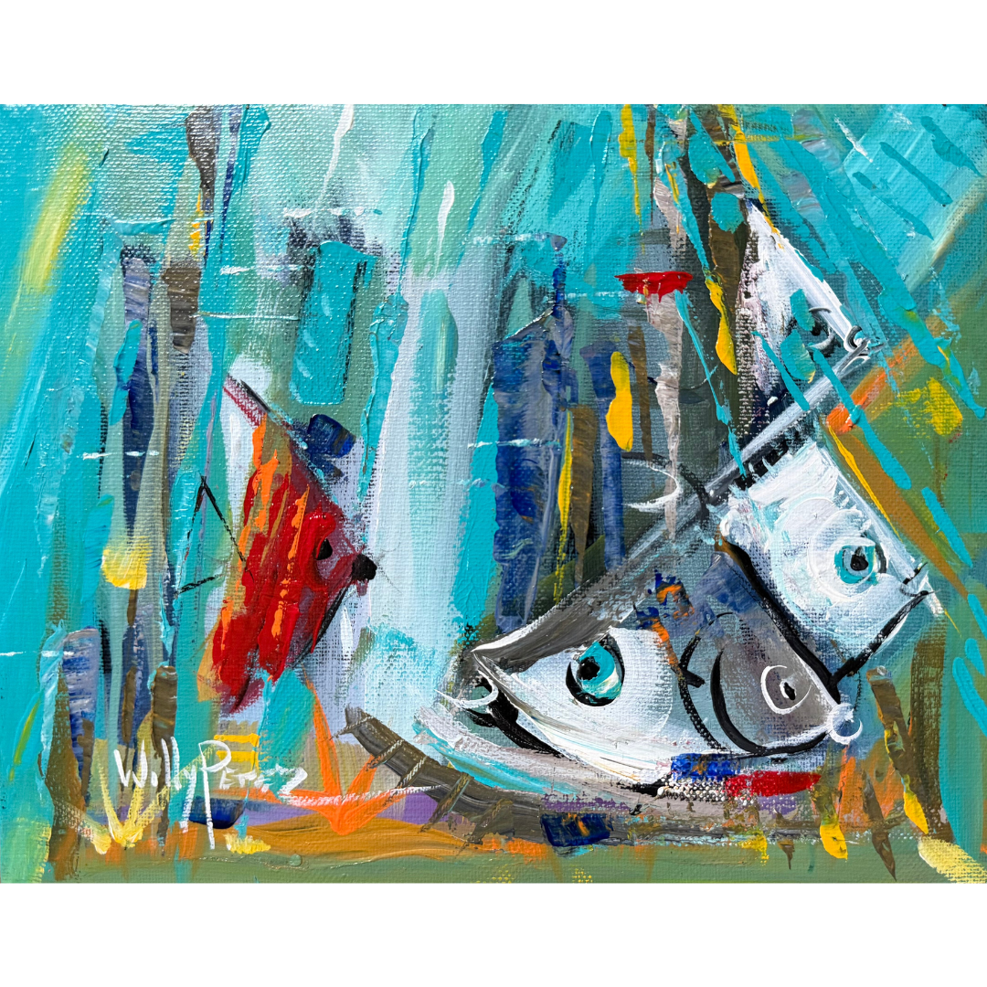 Acuario I | Willy Pérez | Original Acrylic Painting