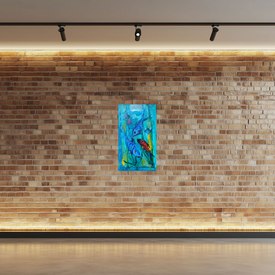 Acuario II | Willy Pérez | Original Acrylic Painting