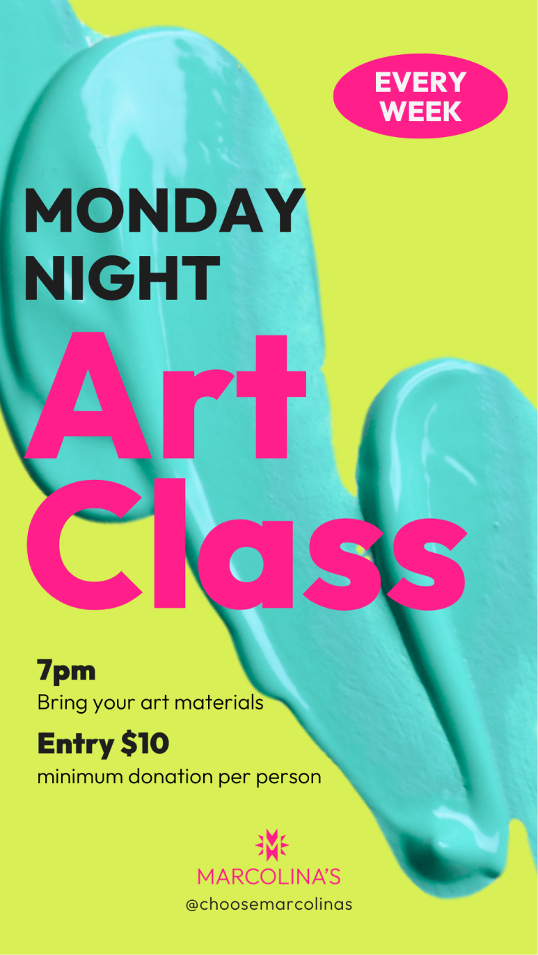 MONDAY NIGHT ART CLASS