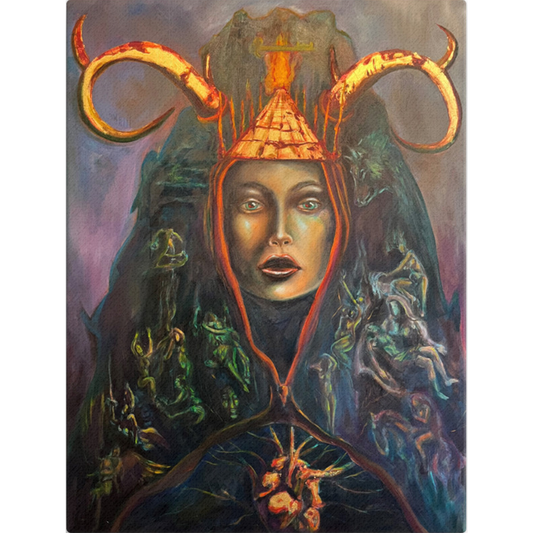 "HIGH PRIESTESS" Canvas by Blake Emory