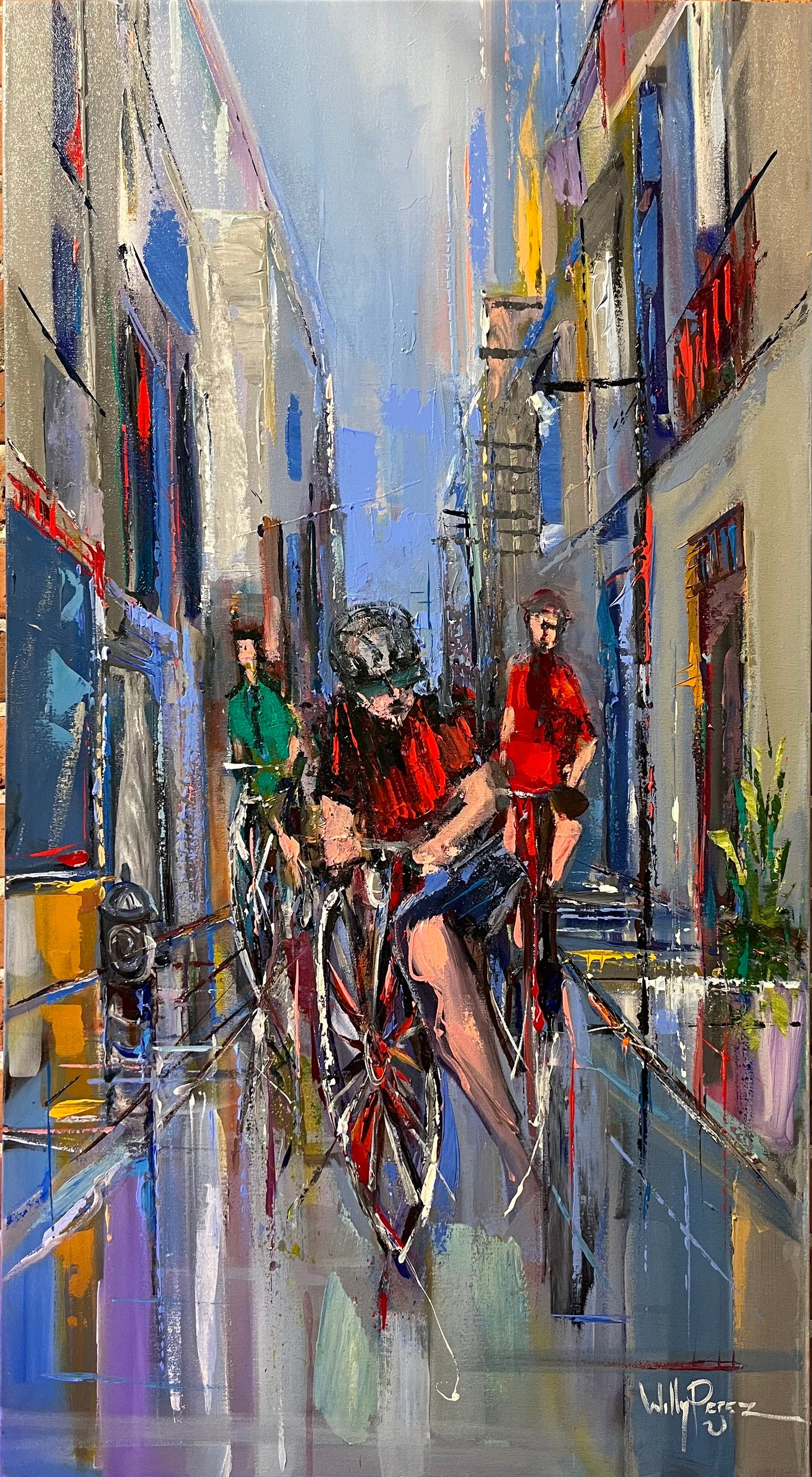 TRES CICLISTAS