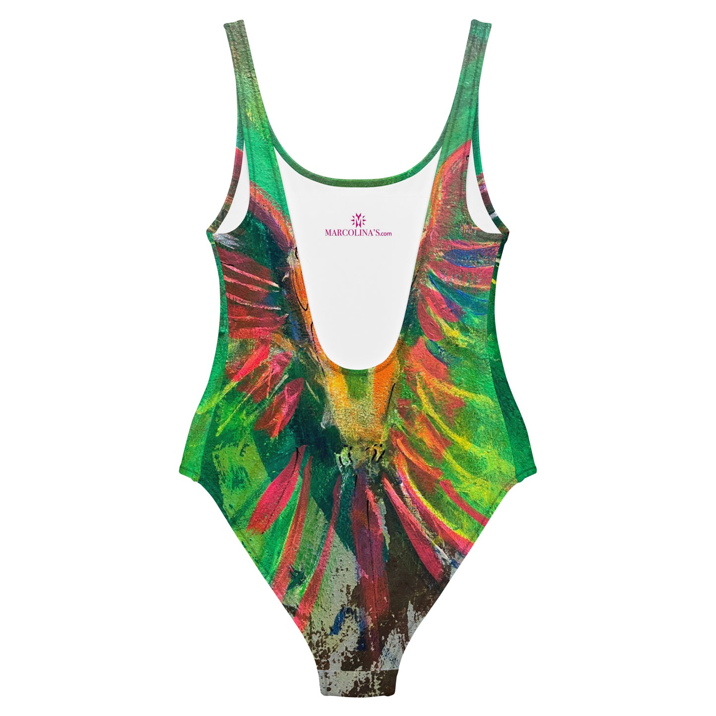 "Parrot" by Guillo Perez 3 One-Piece Swimsuit