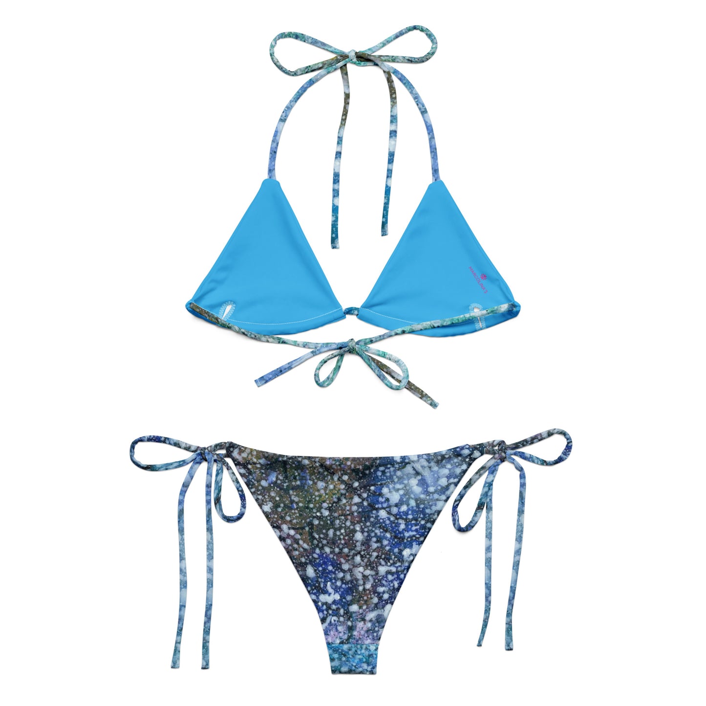 "Seven Seas" Guillo Perez 3 Recycled String Bikini