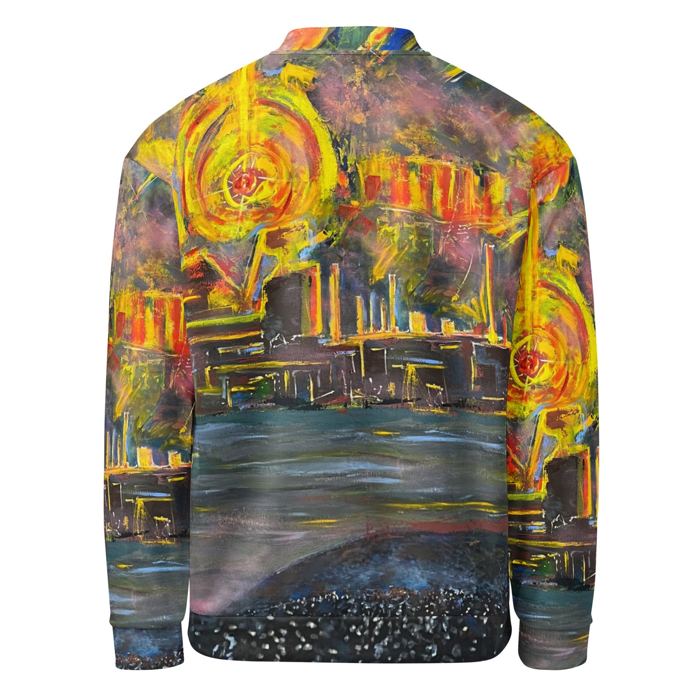 "The Bombing of Mairupol" Unisex Bomber Jacket