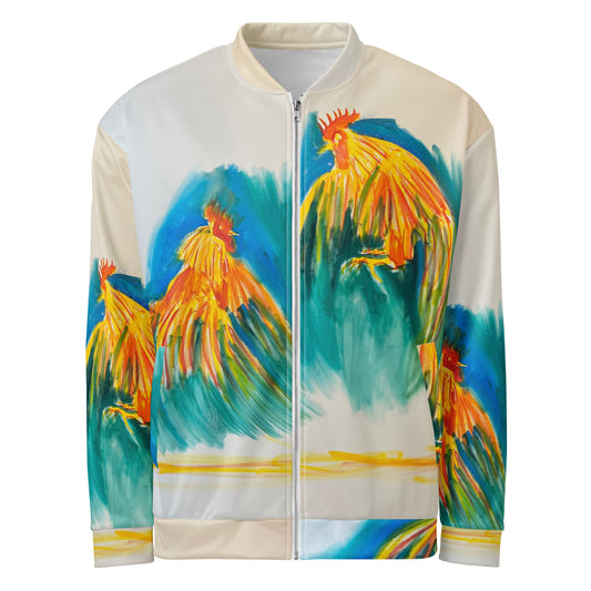 "Rooster Fight" Unisex Bomber Jacket