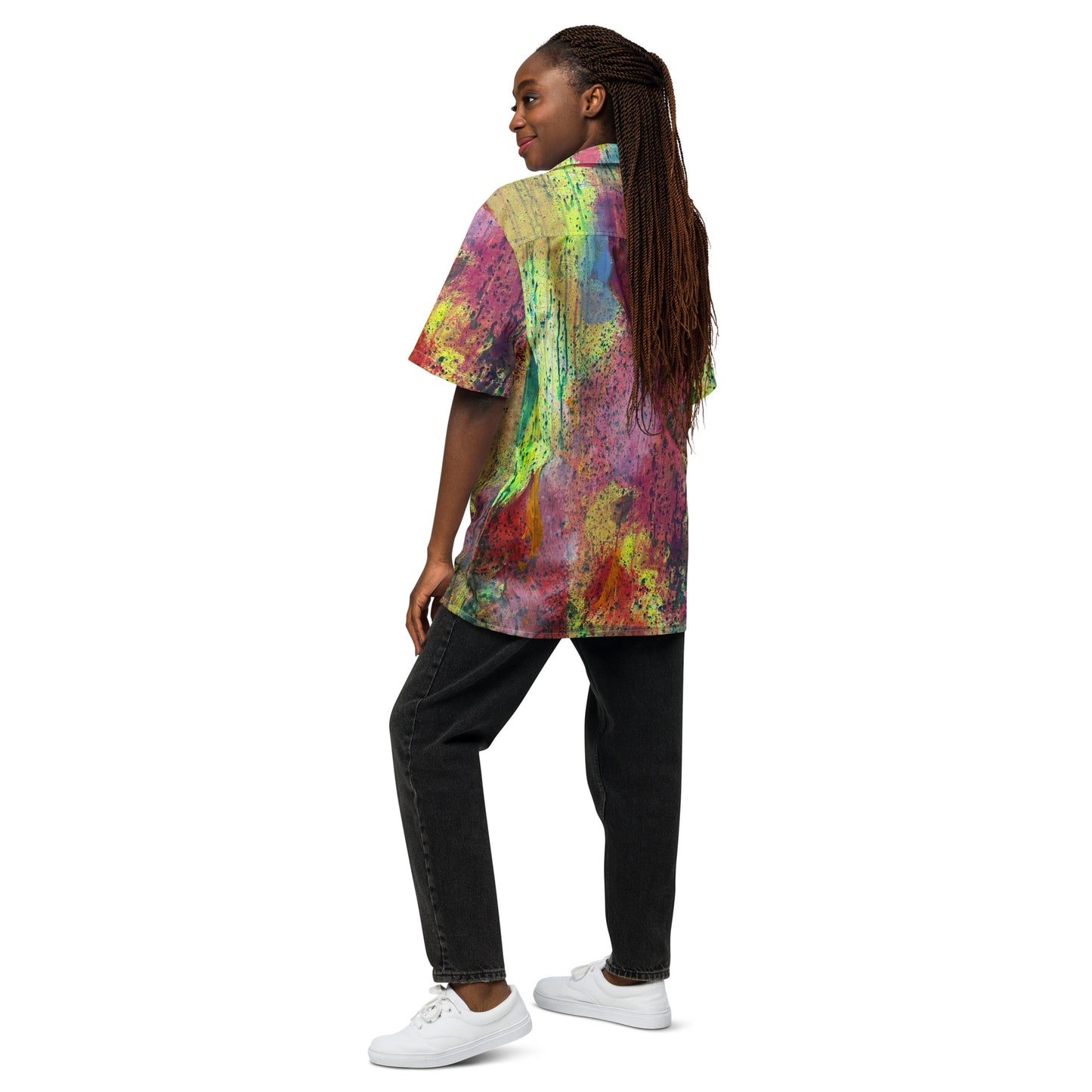 "Abstract 1" by Guillo Perez 3 Unisex button shirt