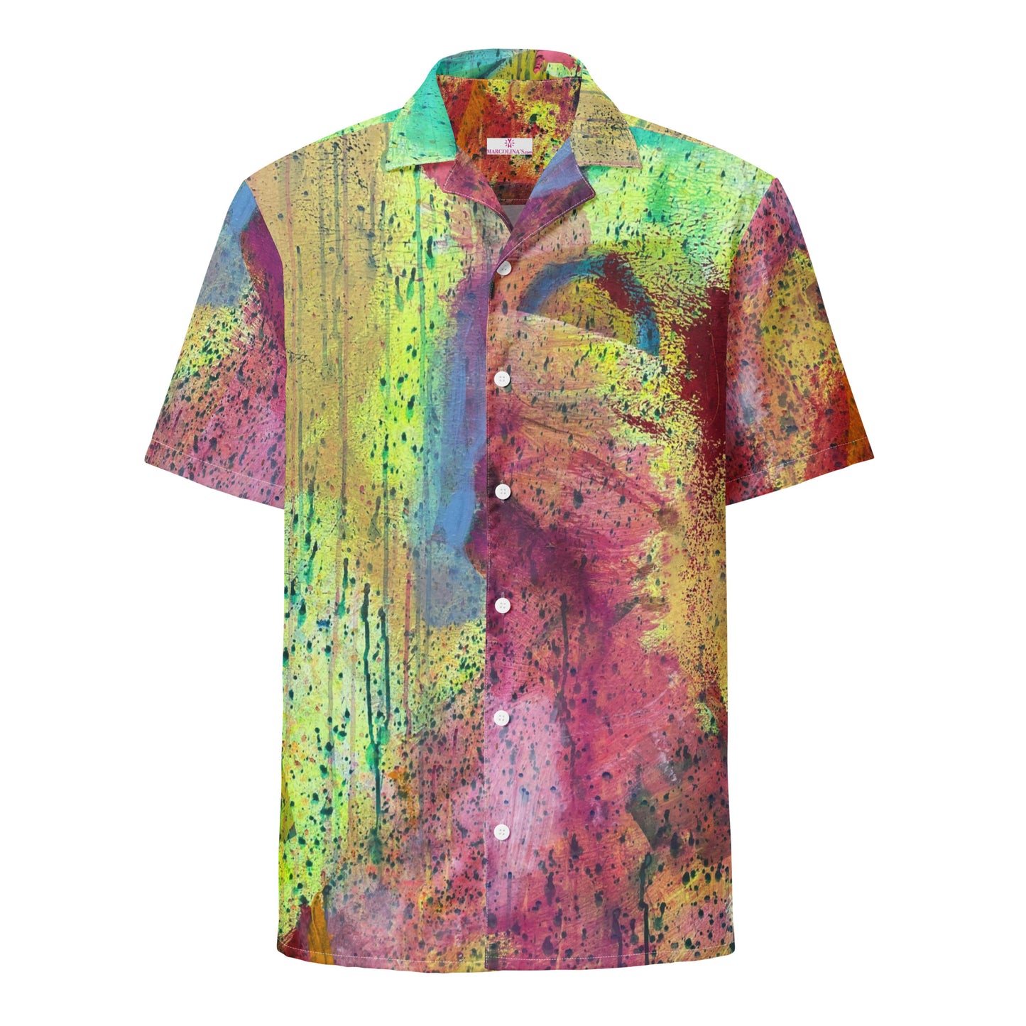 "Abstract 1" by Guillo Perez 3 Unisex button shirt