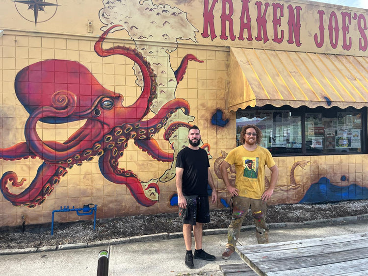 Original mural created by Marcolina's represented artist Tampa Florida