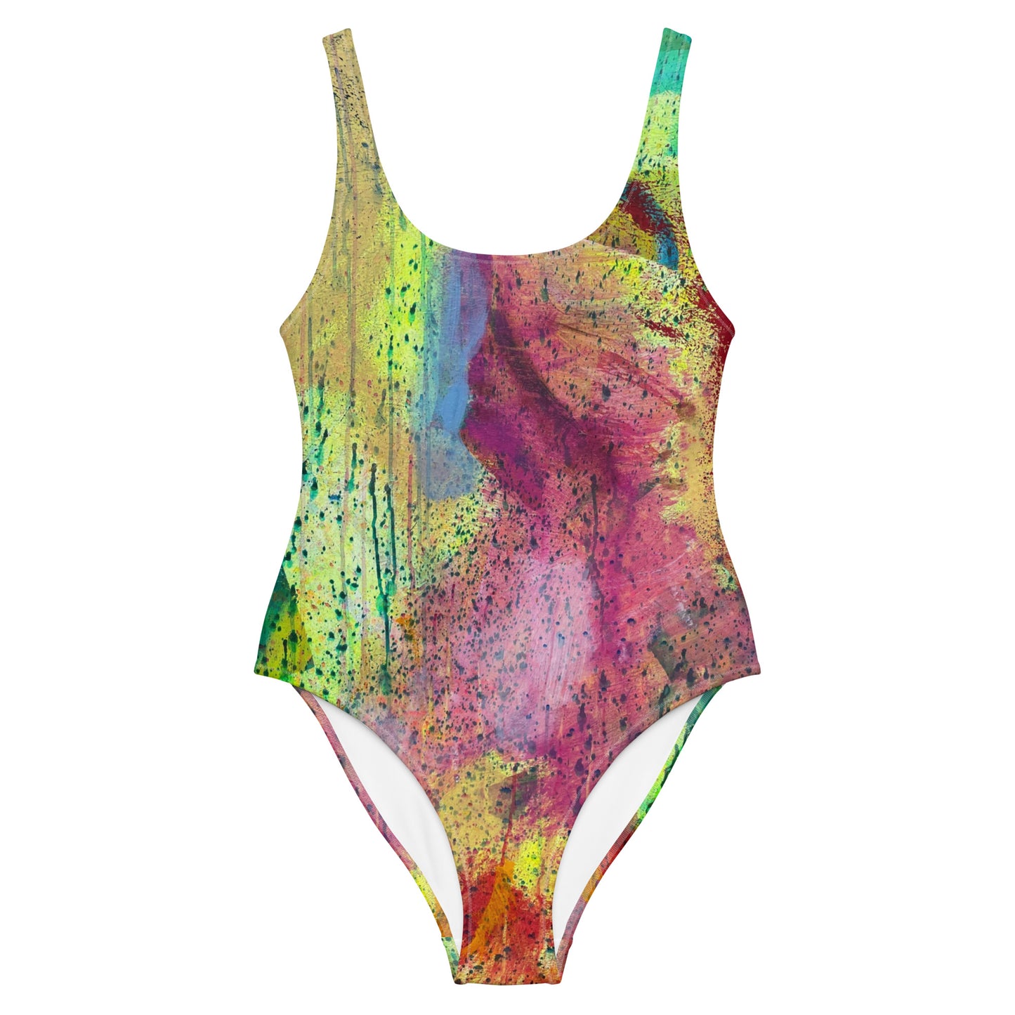 Abstract One-Piece Swimsuit by Guillo Perez 3