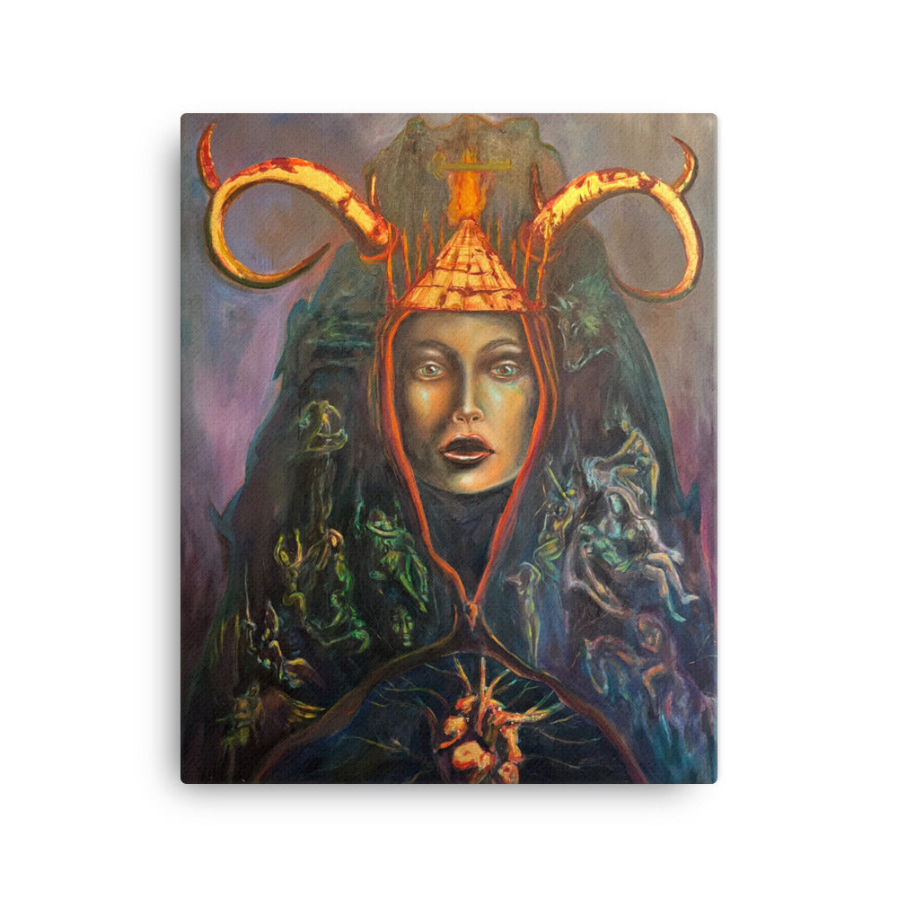 "HIGH PRIESTESS" Canvas by Blake Emory